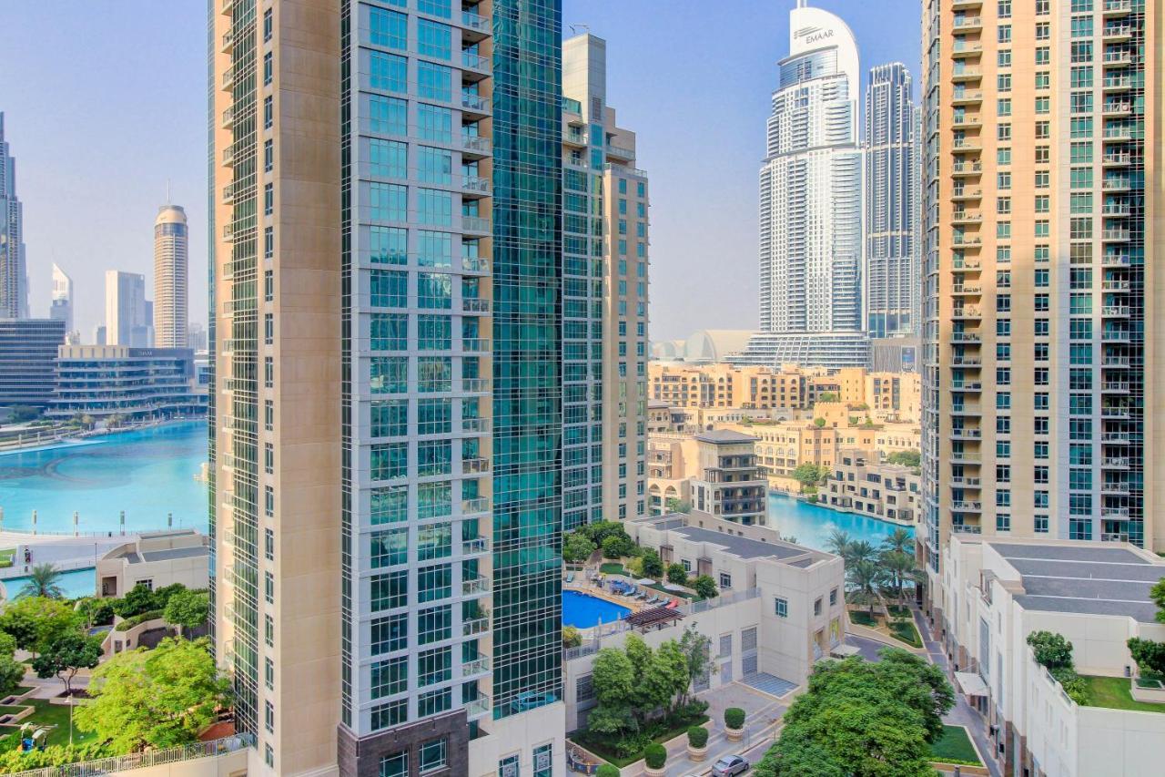 Durrani Homes - Luxurious Studio Near Dubai Mall With Pool View Екстер'єр фото