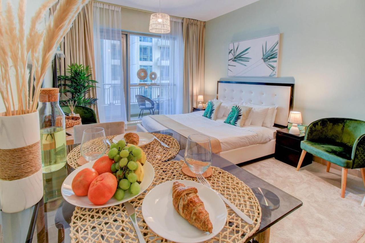 Durrani Homes - Luxurious Studio Near Dubai Mall With Pool View Екстер'єр фото