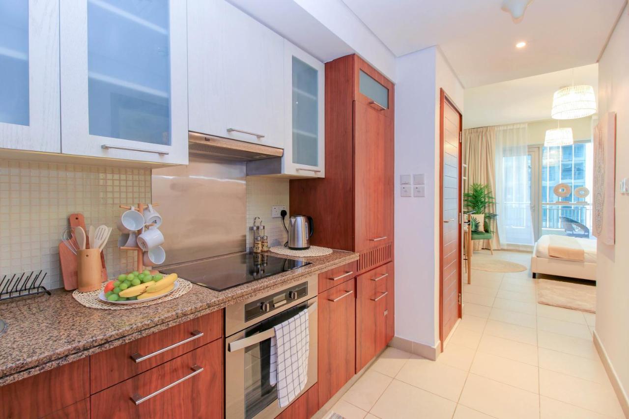 Durrani Homes - Luxurious Studio Near Dubai Mall With Pool View Екстер'єр фото